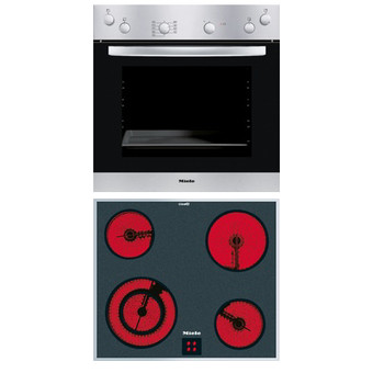 Miele H 4302 E (Edelstahl) + KM 6002