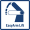 EasyArmLift: Einfache und kraftsparende Ein-Knopf-Bedienung des multifunktionalen Rührarms mit 3 Antriebsstellen