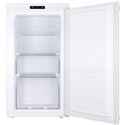 Der Amica EGS 16173 ist ein 4*-Einbau-Gefrierschrank. Das Gerät mit seinen 4 Schubladen passt in ein Schranknische von 88 cm und wird per Schlepptürtechnik installiert.