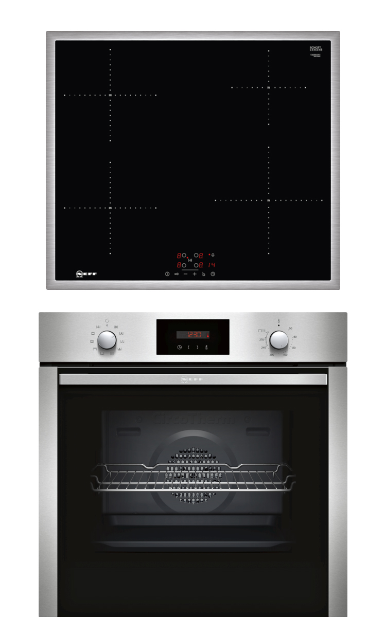 Neff XB46PI ( autarkes Set aus B2CCG6AN0 + T36BB40N1) mit Pyrolyse