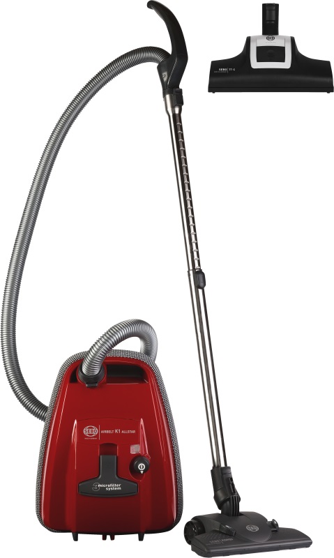 Sebo 6447gs Tubo Flessibile Con Impugnatura Per Aspirapolvere Airbelt K1 – Ricambio Originale 2,10 M, Colore Grigio/Nero