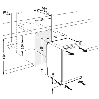 Liebherr UK 1524 Comfort Unterbau-Kühlschrank, Dekorfähig