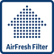 Der AirFresh Filter mit integrierter Aktivkohle absorbiert effektiv Gerüche und gewährleistet so Frische im Kühlschrank. Er hält ein Geräteleben lang. Ein Austausch ist nicht erforderlich.