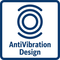 Das AntiVibration Design sorgt für mehr Stabilität und Laufruhe.