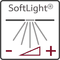 SoftLight® mit Dimmerfunktion: Sanftes Ein- und Ausblenden der Beleuchtung. Die Lichtintensität kann stufenlos eingestellt werden.
