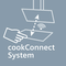Dank des praktischen cookConnect Systems können viele Funktionen der Dunstabzugshaube direkt von der Kochstelle aus bedient werden. Wählen Sie zum Beispiel die Lüfterleistung oder passen Sie die Beleuchtung an.